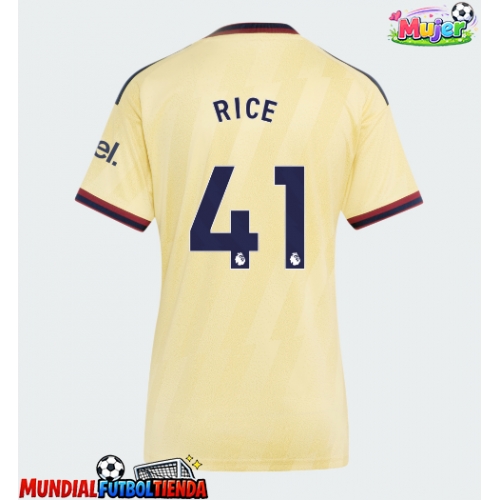 Camiseta Arsenal Declan Rice #41 Tercera Equipación Replica 2026-27 para mujer mangas cortas